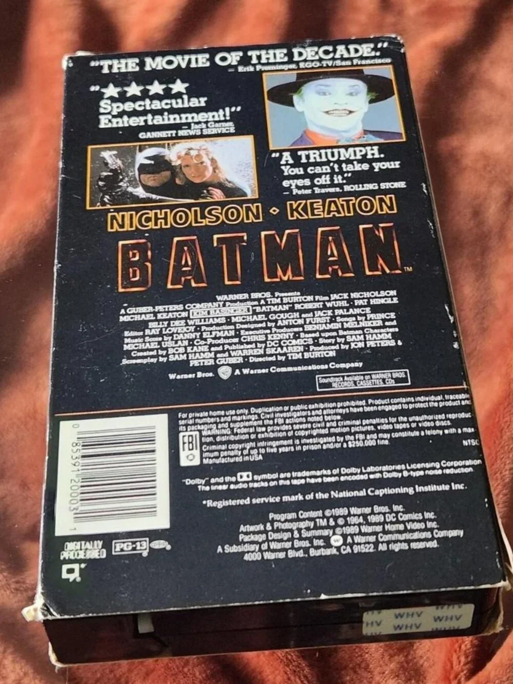 Batman - 1989 - VHS